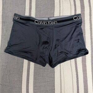 Calvin Klein Men's Dark Gray Boxer Brief Trunks